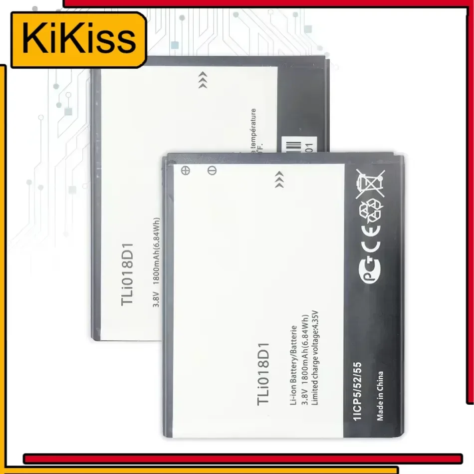 Аккумулятор для телефона TLI018D1 1800 мАч Alcatel One Touch Pop D5 Dual 5038x OT5038X 3 5015D OT 5016