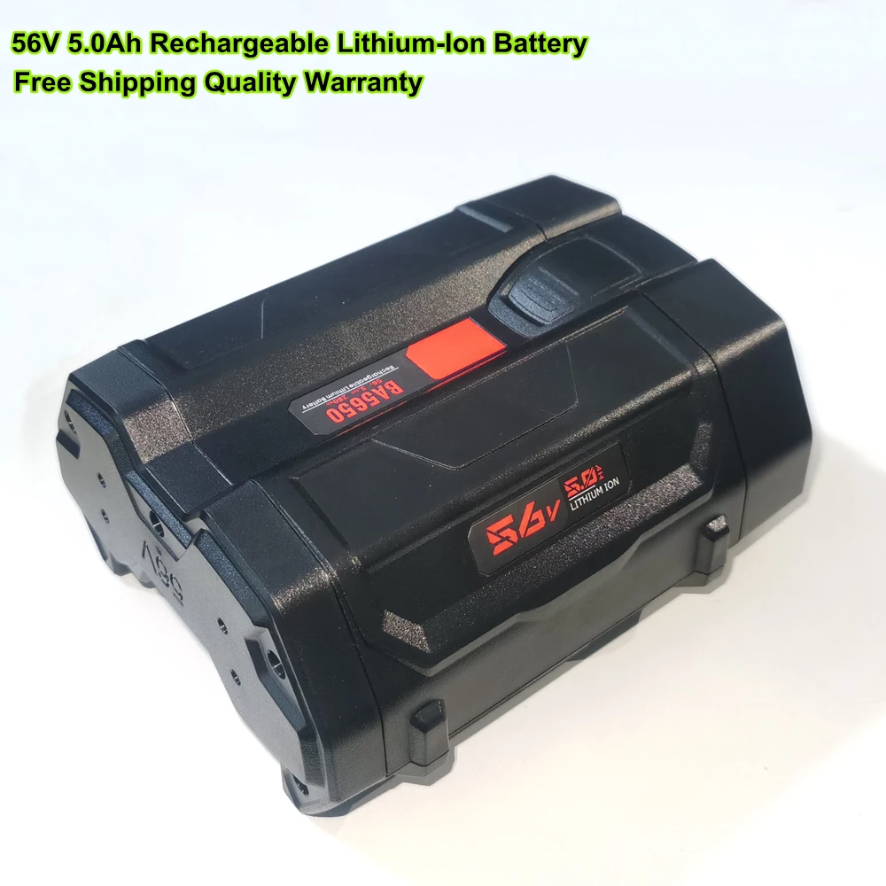 Factory New 56V 5Ah Rechargeable Lithium-Ion Battery for BA2800T Cordless Power Tool Battery for EGO 56V Cordless Power Tools