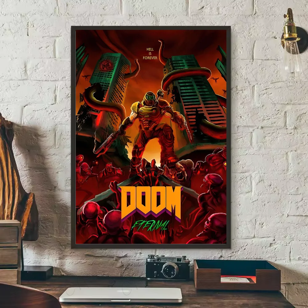 Плакат A-DOOM-Eternal