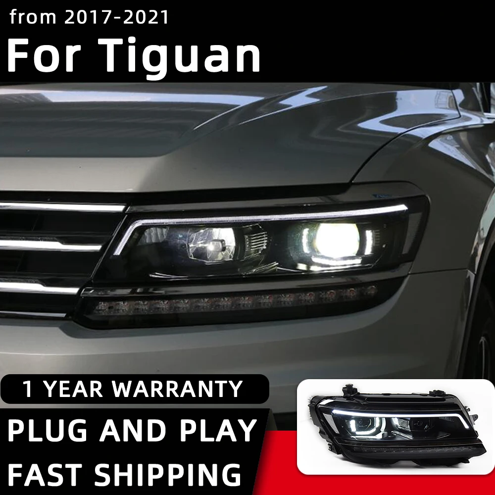 

Передняя фара для VW Tiguan L, светодиодные фары 2017-2021, передняя фара, Стайлинг автомобиля, аксессуары для автомобиля