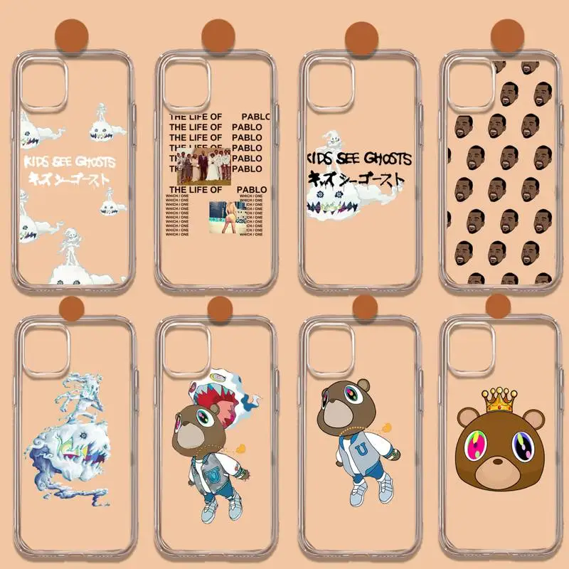Модный дизайнерский прозрачный мягкий чехол для телефона Kanye West Ye iphone 11 13 12 14 x xs xr
