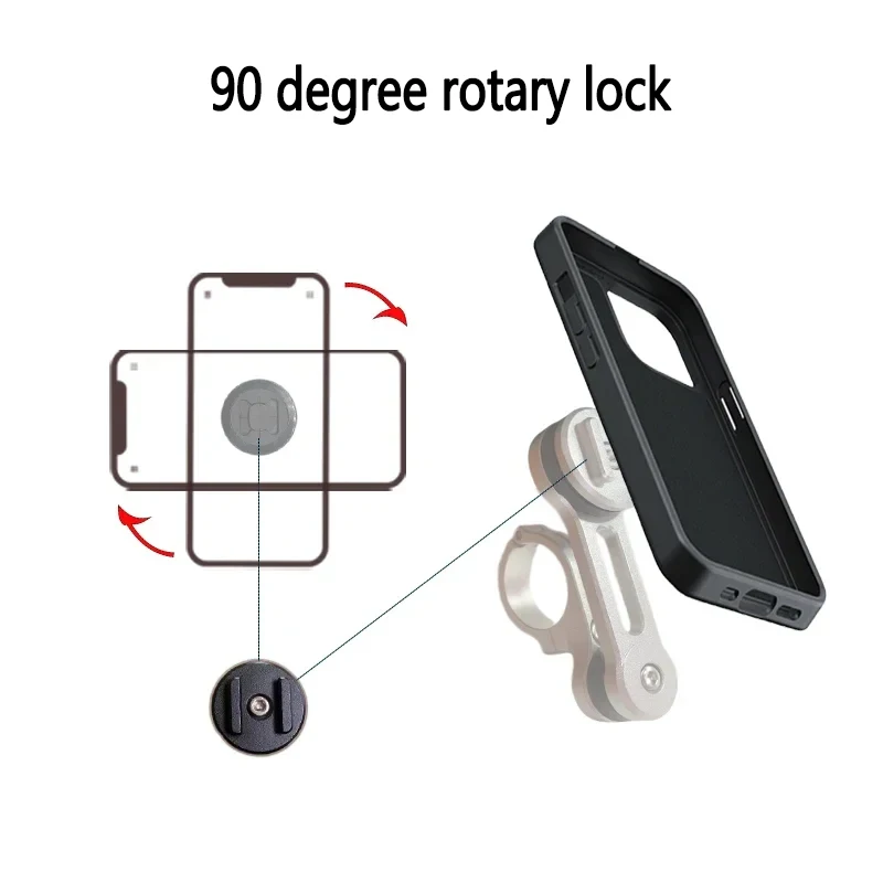 Адаптер быстрого крепления для телефона мотоцикла умный водонепроницаемый
