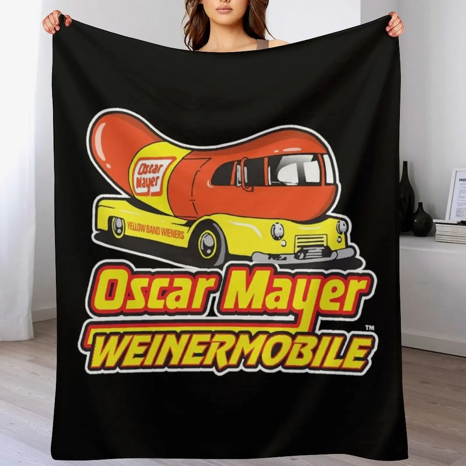 Фото Плед Oscar Mayer Wienermobile, летнее прохладное дышащее одеяло для сна