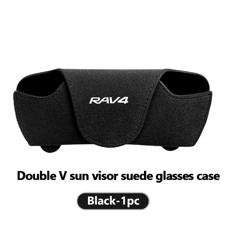 

Чехол для автомобильных очков, солнцезащитный козырек, замшевый зажим, магнитный держатель для билетов для Toyota RAV4 20 30 XA30 2005 2006 2007 2008 2009 2010 2011