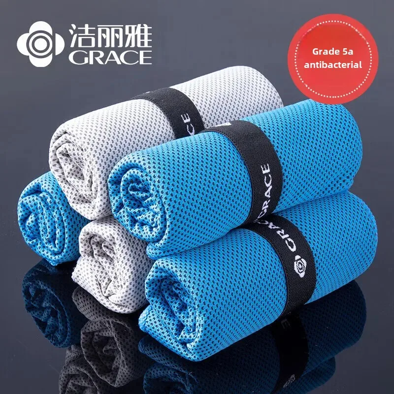 Jie Li Ya Охлаждающее спортивное антибактериальное полотенце Фитнес-центр Мужское