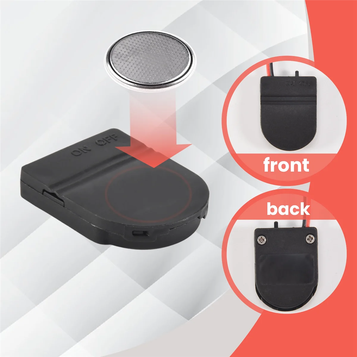 10 шт. держатель для кнопок CR2032 батарей