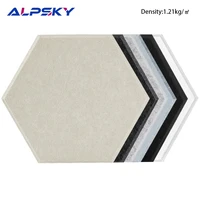 3 pcs hexagon soundproofing wall panels kids bedroom nursery noise insulation wall decor sound proof acoustic panel home decor