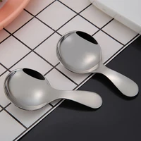 korean stainless steel thickening spoon creative short handle hotel hot pot spoon soup ladle home kitchen essential home tools