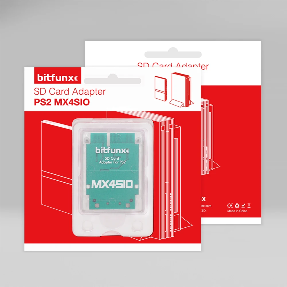 Для PS2 MX4SIO SIO2SD TF/SD адаптер карты памяти программа игровой прозрачный корпус