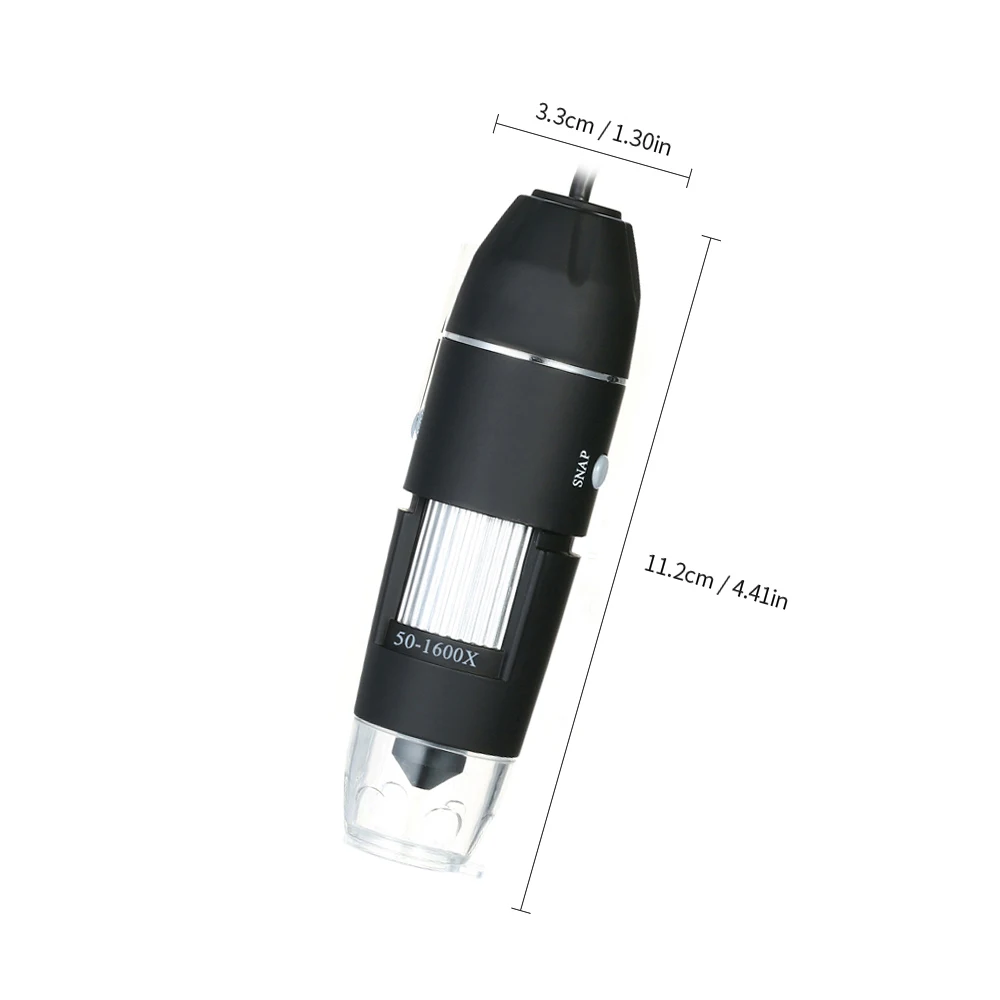 Цифровой USB микроскоп KKmoon 1600X камера-эндоскоп с 8 светодиодами увеличительная