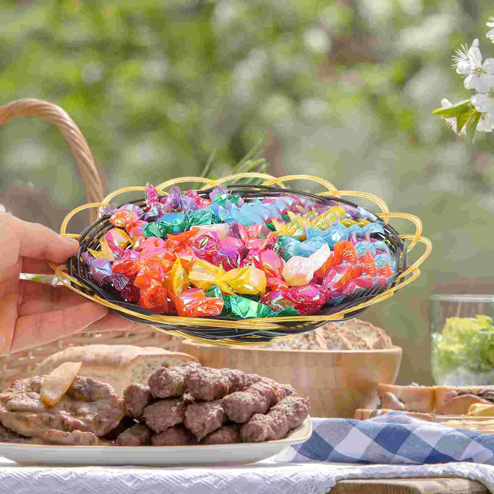 

6pcs Organizer Bread Storage Baskets Food Baskets For Serving Basket For Food French Fries Holder French Fry Holder