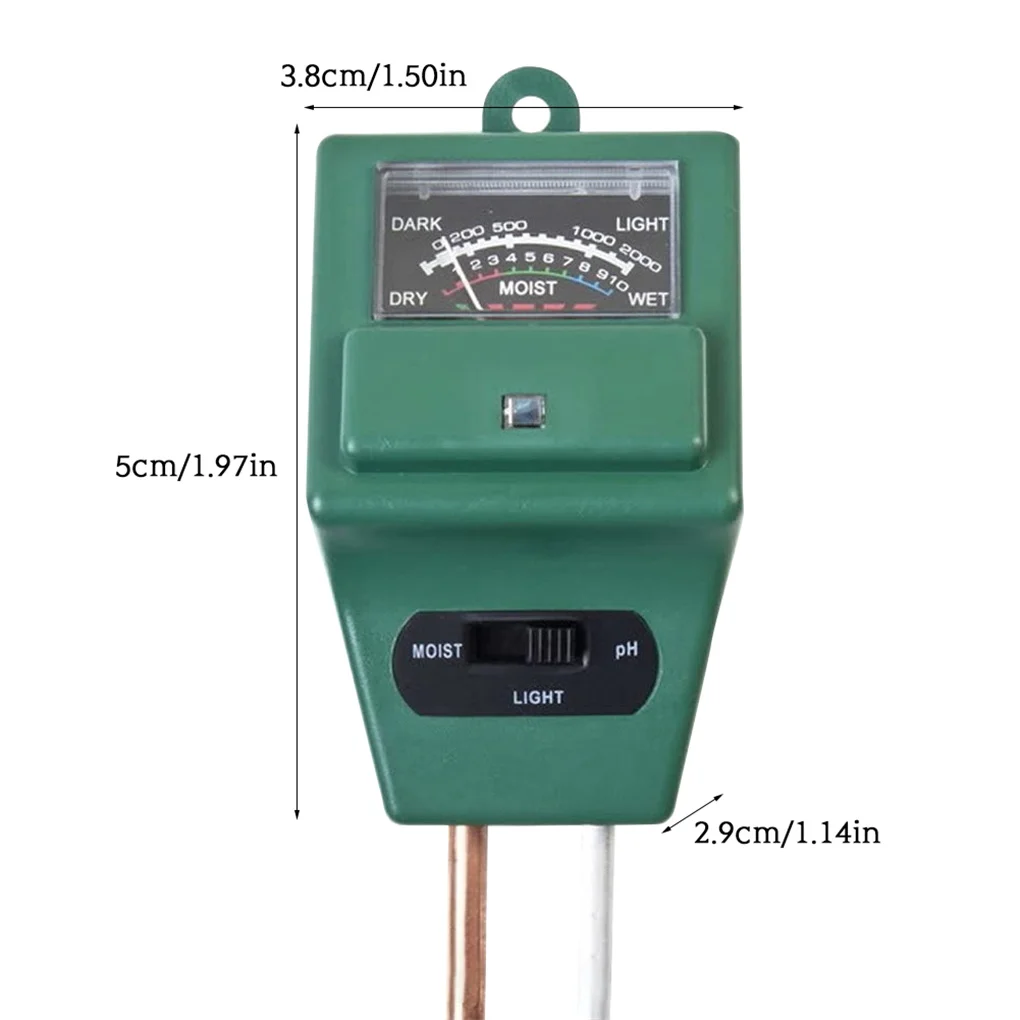 

Pointer Soil Moisture Meter 3 in 1 Plant PH Water Tester Garden Soil Humidometer Home Gardening Measuring Tool