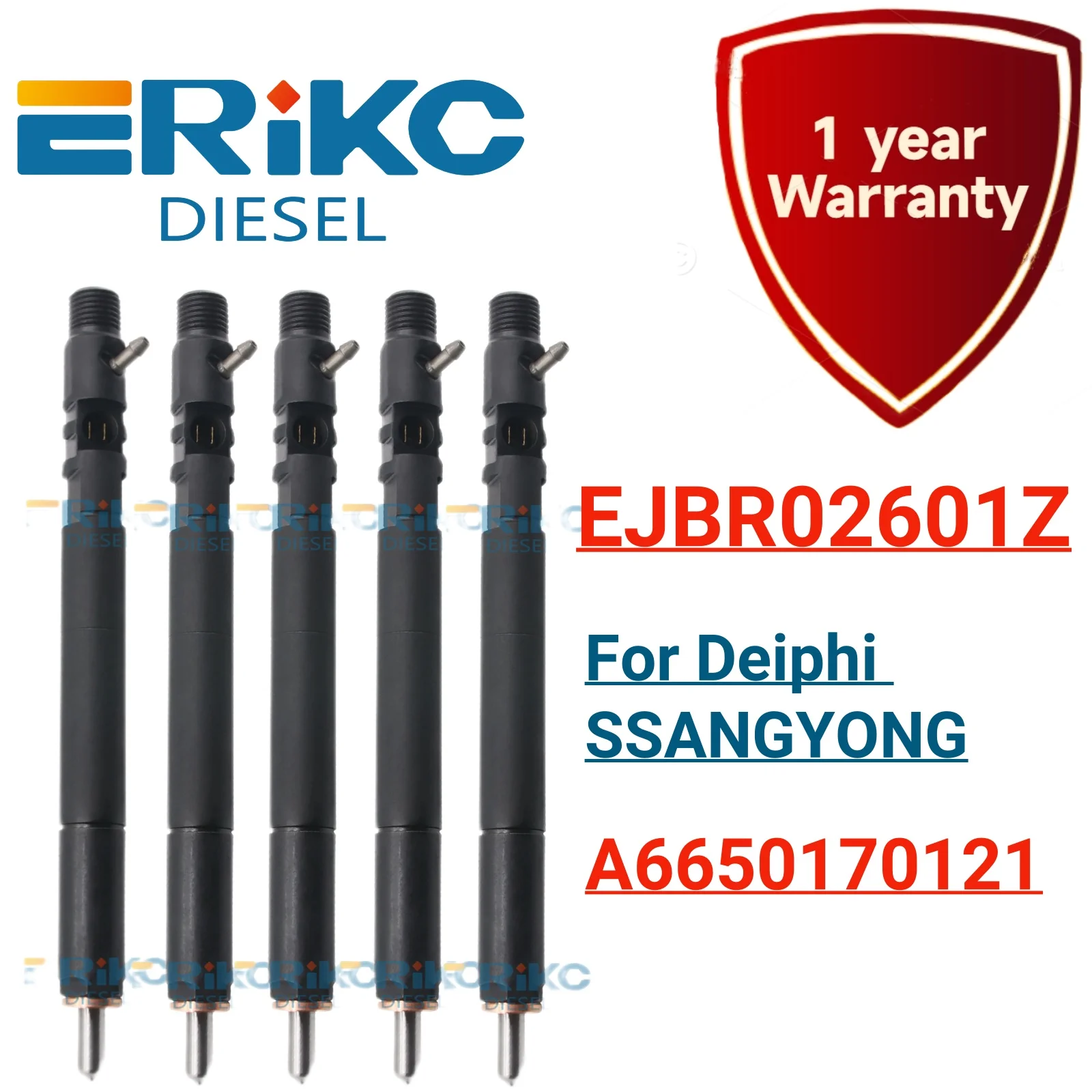5 шт. EJBR02601Z струйный инжектор автоматический топливный EJB R02601Z Common Rail A 6650170121 для