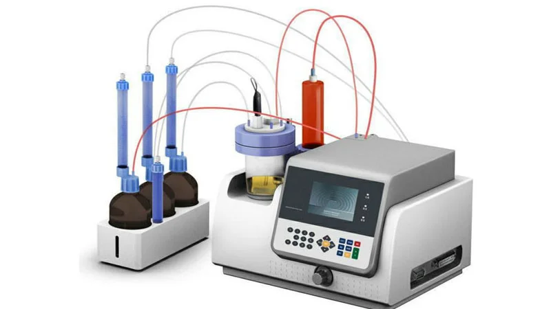 

Fischer titrator , volumetric type water content moisture analyzer