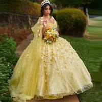 lavender yellow quinceanera sweet 16 dresses lace applique off shoulder lace up prom ball gowns graduation