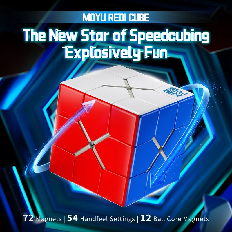 Фото [JudyCube] Moyu REDI Cube Магнитный шариковый сердечник Magic Speed Cube без наклеек Super Moyu Redi Ball Magico Puzzle №1