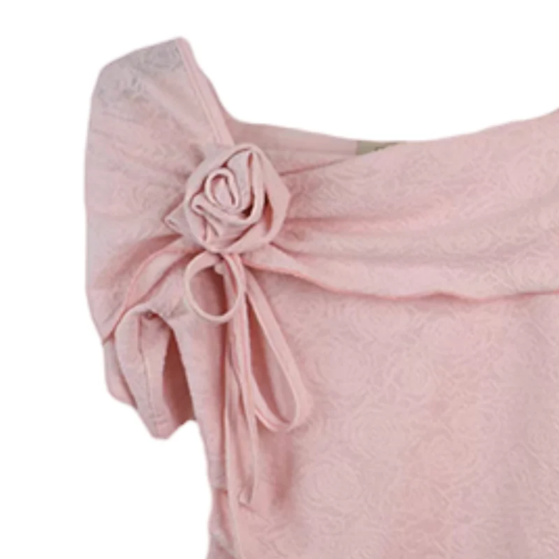 Футболка женская однотонная с квадратным вырезом Модный пикантный топ в стиле