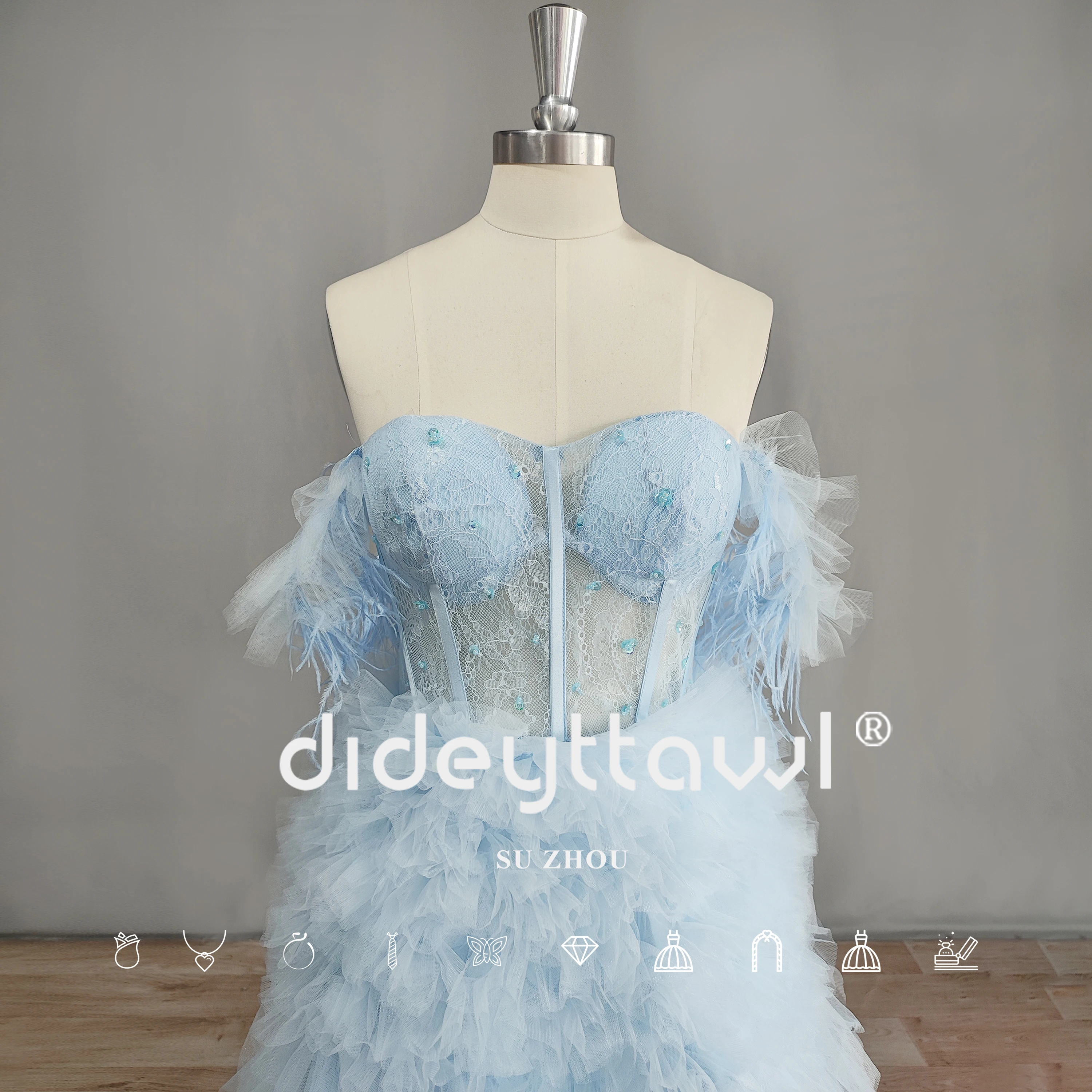 Рисунок 4 - Женское вечернее платье с открытыми плечами DIDEYTTAWL