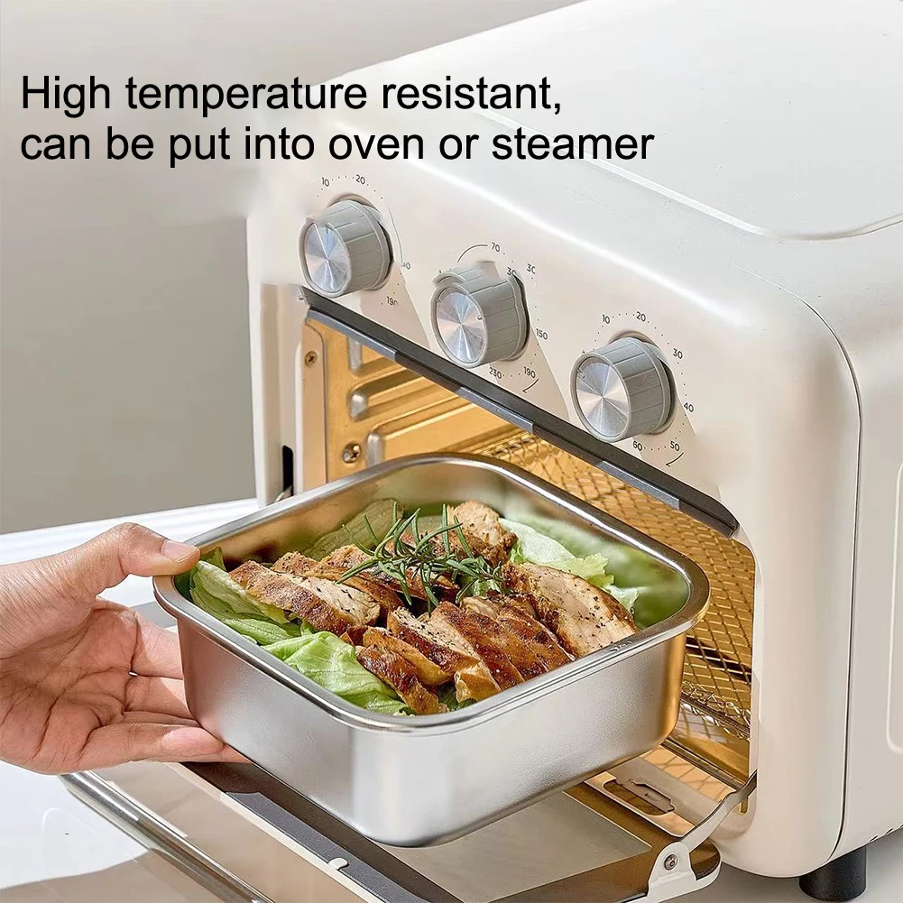 1 шт. герметичный Ланч-бокс из нержавеющей стали для микроволновой печи