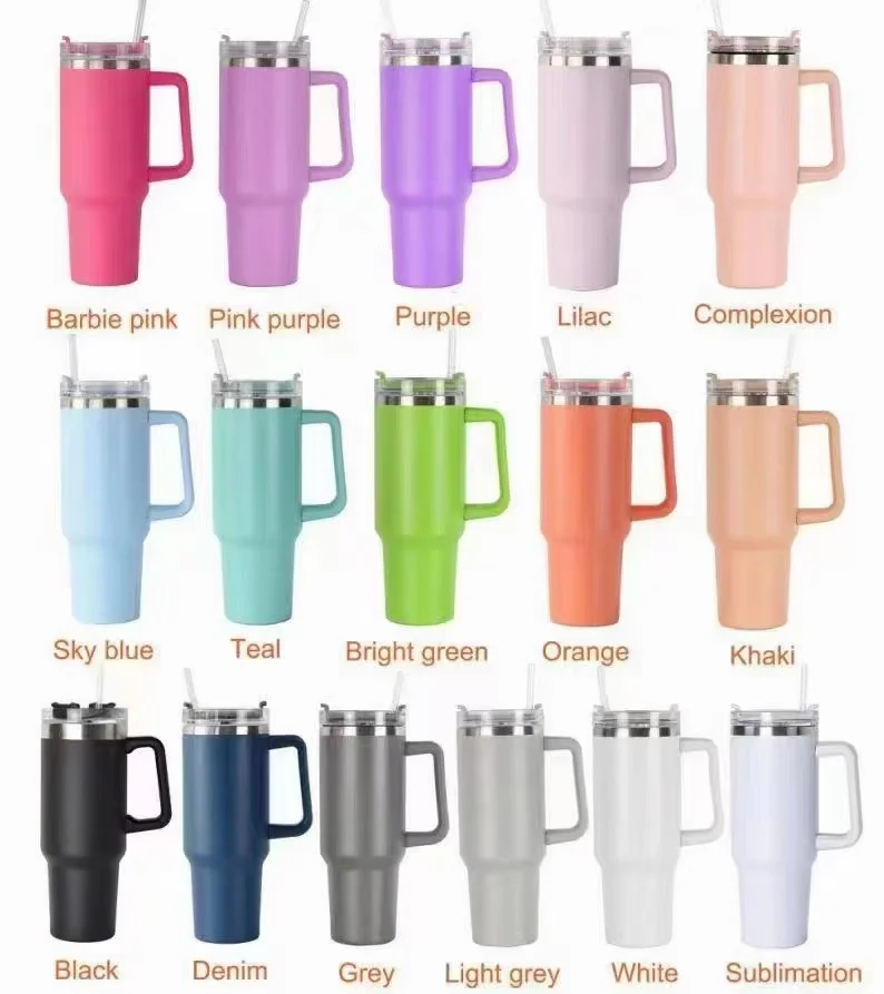 

HALOYOYO 40oz Mug With Lid and Straw Stainless Steel Vacuum Mug Tumbler Keep Cold and Hot Leak Proof Travel Coffee Mug