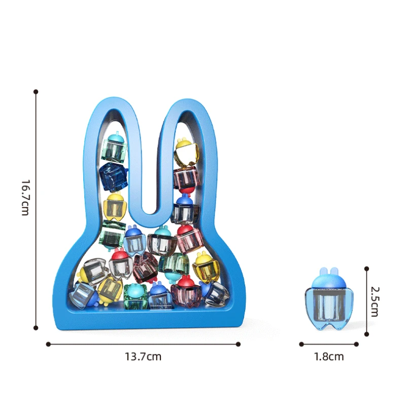 INS Cute Baby Tooth Box Milk Teeth Organizer Storage Rabbit Girl Collection Space Souvenir Case Infant Kid Gifts for Children images - 2
