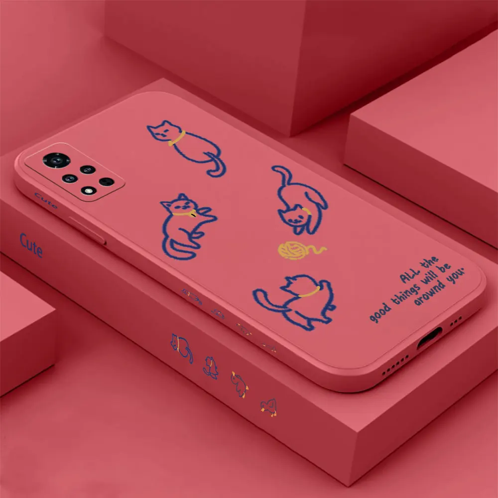 

Line Animals Phone Case For Honor PLAY 6T 5T 4 MAGIC 5 4 3 X40 X40I X30 X20 X10 V40 V30 V20 V10 PRO TLITE MAX 4G 5G Cover Fundas