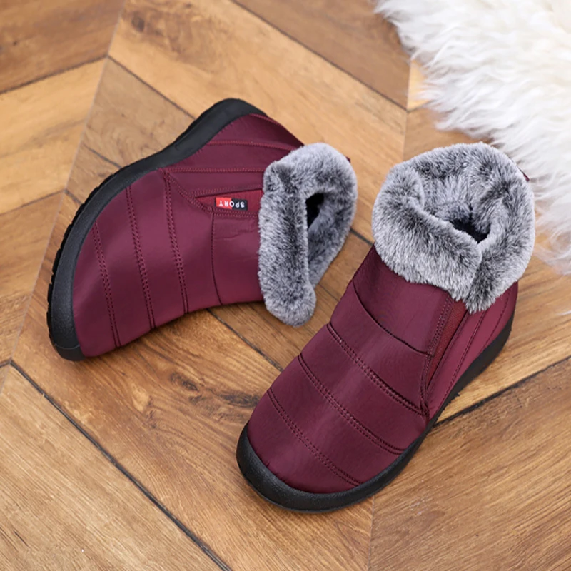 Теплые зимние ботинки на толстом флисе для мальчиков и девочек износостойкие