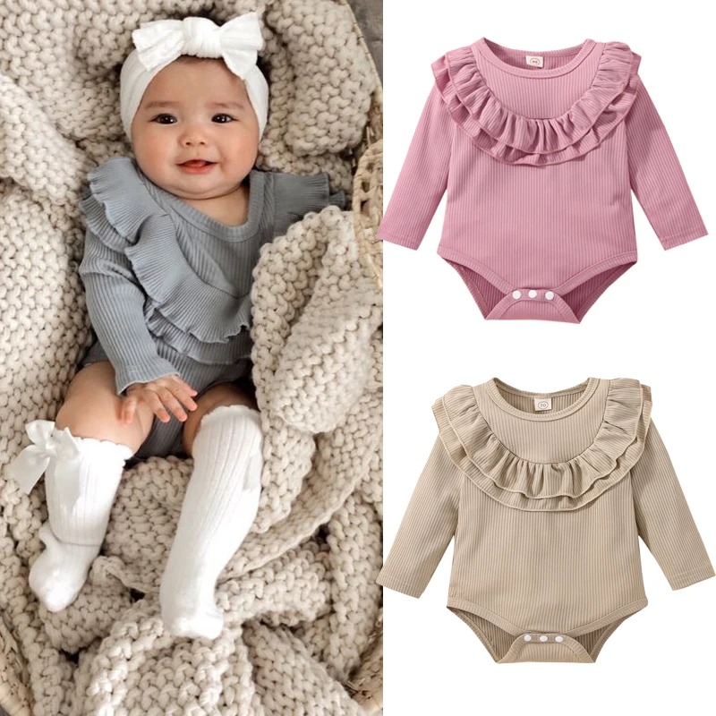 

Детский трикотажный комбинезон с длинными рукавами, 3 цвета