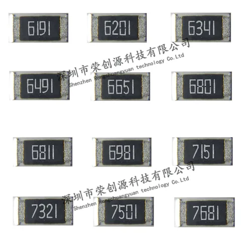 100 шт. SMD чип-резисторов 2010 1%