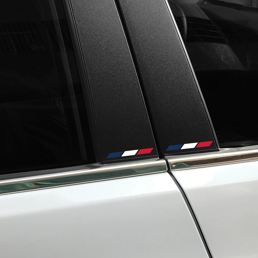 Креативная простая наклейка с французским флагом авто центральная консоль