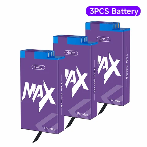 PALO 1860 мАч Gopro Max аккумулятор go pro аккумулятор для камеры перезаряжаемая батарея для gopro max 360 аккумуляторы для экшн-камеры аксессуары