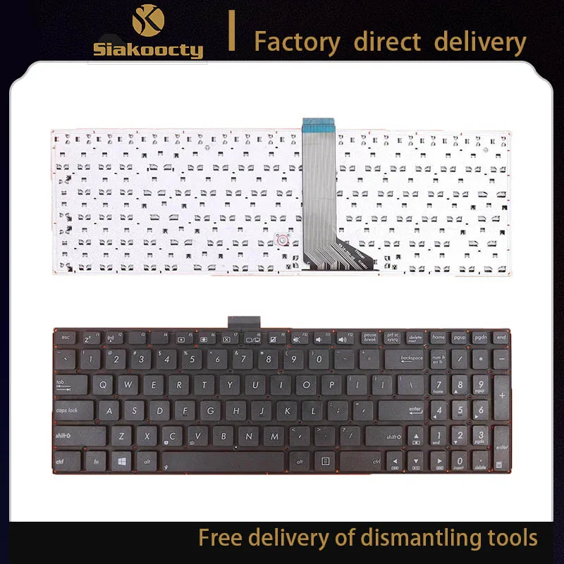 

Siakoocty oem Genuine New US Black Keyboard for ASUS X502 X502C X502CA X502EI X502X X502U