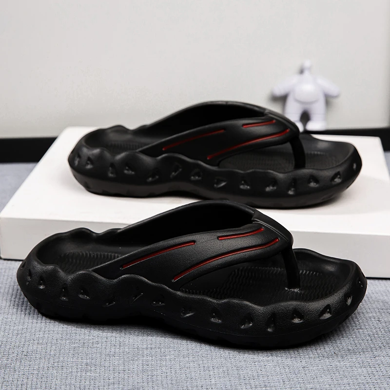 Мужские Пляжные шлепанцы на платформе размеры 39-46