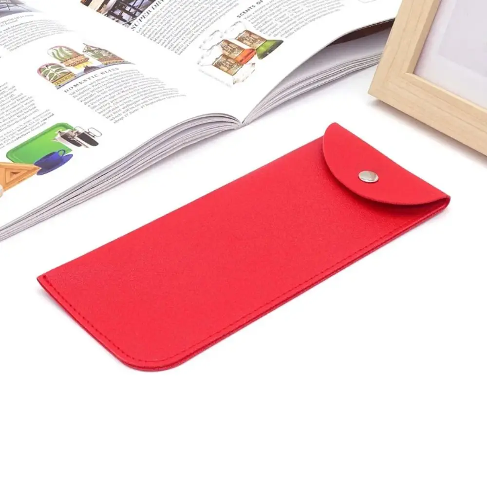 Сплошной цвет сумка для очков из искусственной кожи мелочи ювелирных изделий