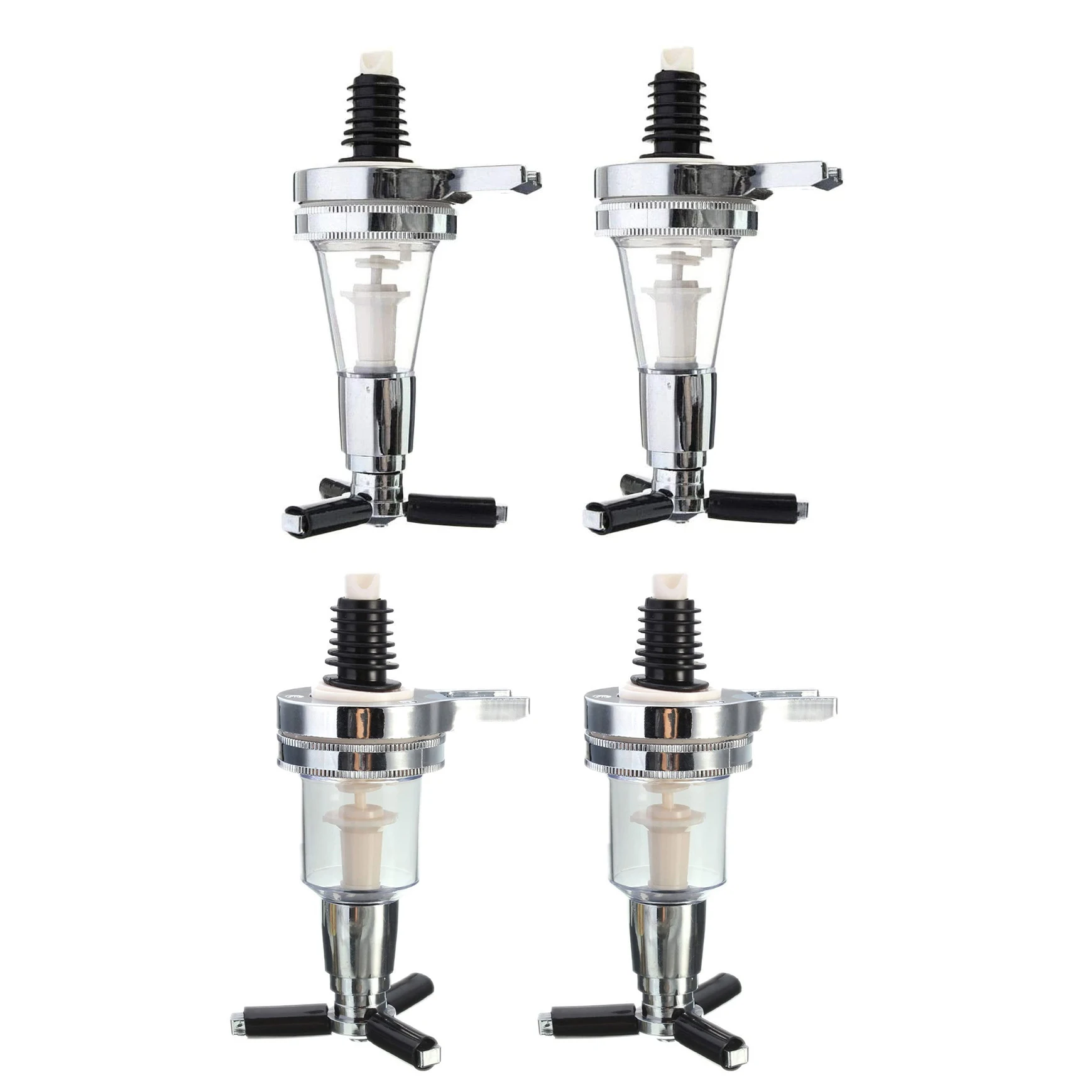 

2Pcs Bar Butler Wall Mounted Replacement Nozzle Shot Dispenser For Revolving Liquor Caddy Bottle Holder