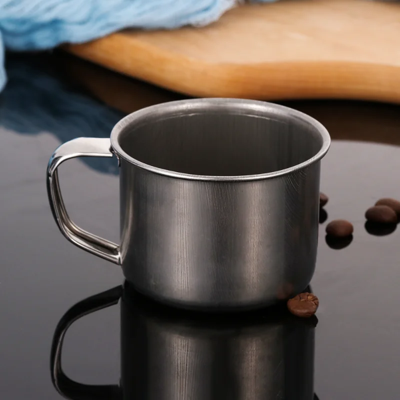 

200ML Portable Outdoor Travel Stainless Steel Coffee Tea Mug Cup for Camping/Travel/Home Use 2022 New Arrival Hot Useful