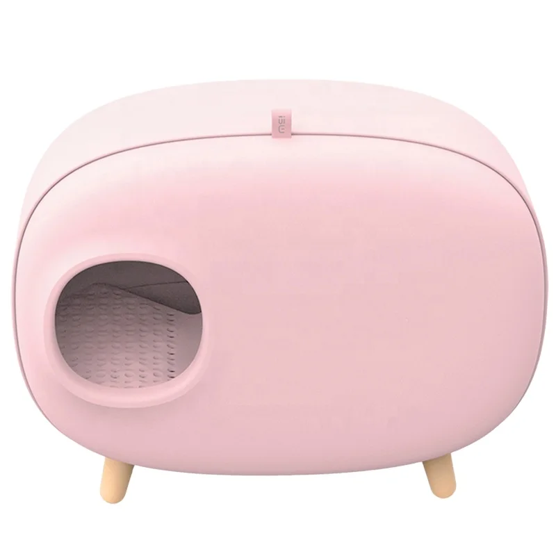 

wholesale pet cleaning enclosed training cat litter box fashion and lightweight toilets for cats high quality