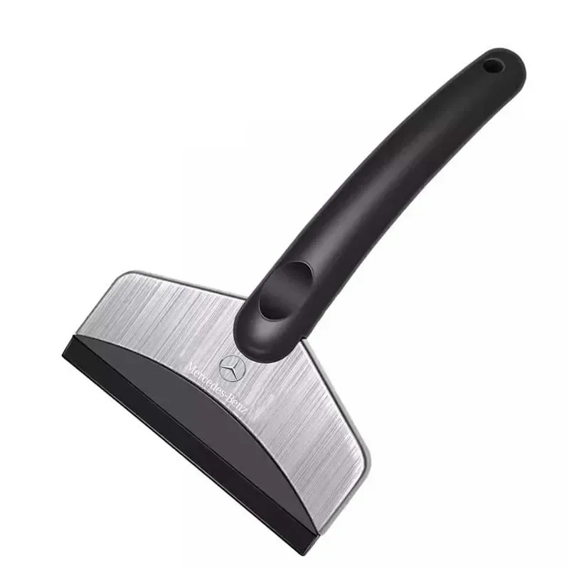 

1 шт., щетка для снега с логотипом автомобиля, лопата для очистки стекла, скребок для льда, инструмент для Mercedes Benz AMG W212 W213 W205 W177 V177 W247 W176 GLC GLA