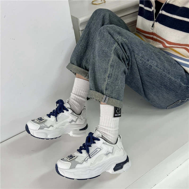 2023 New Platform Shoes for Women Daily Lightweight Casual Shoes Comfortable Soft Bottom Sneakers Women Shoes Zapatos Mujer