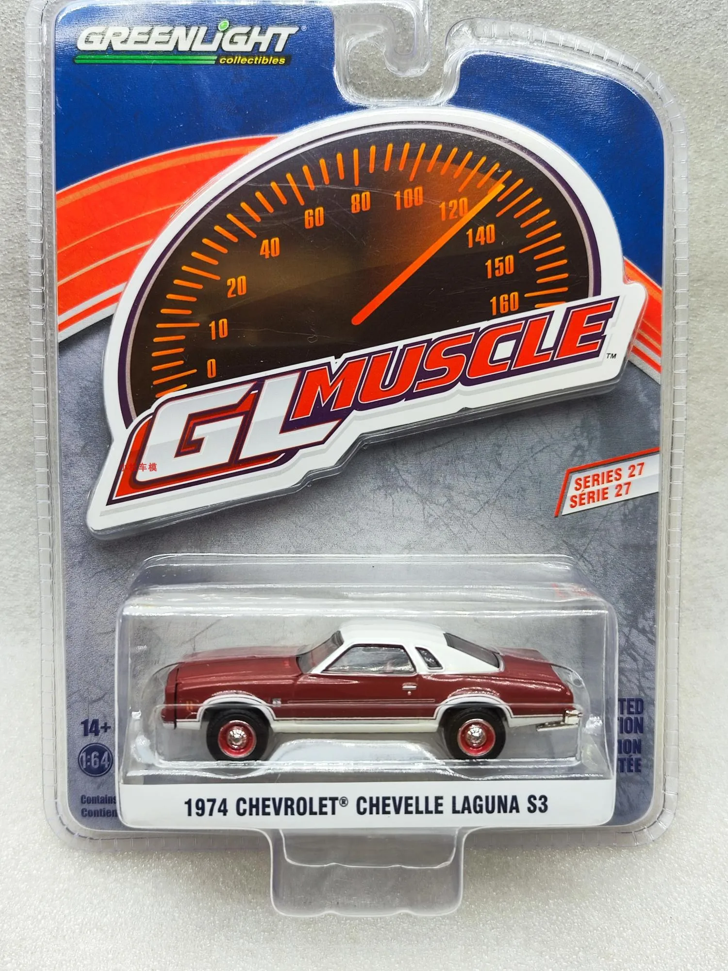 

1: 64 1974 Chevrolet Laguna S3 Diecast Metal Alloy Model Car Toys For Gift Collection