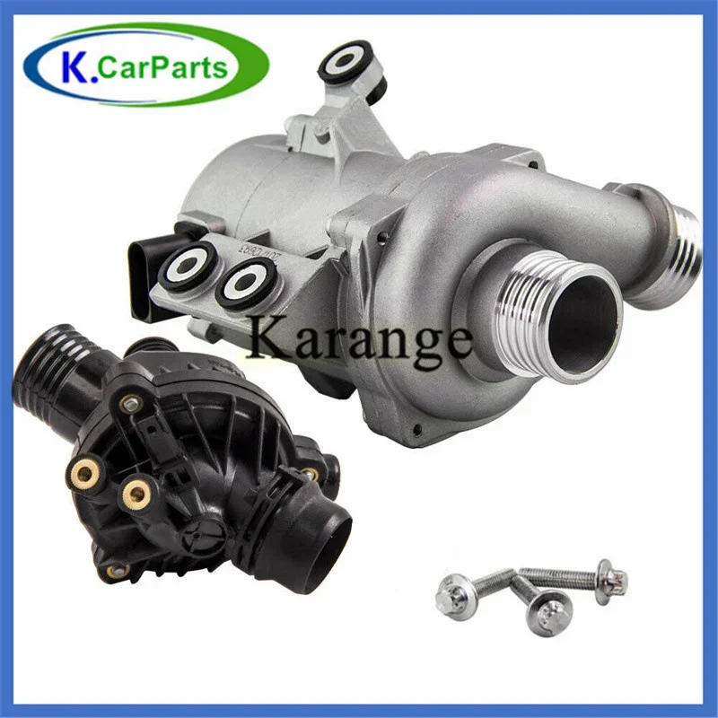 11517586925 11537549476 Электрический водяной насос + термостат для BMW E60 E61 E81 E87 E90 E91 X1 X3 X5 Z4 325i