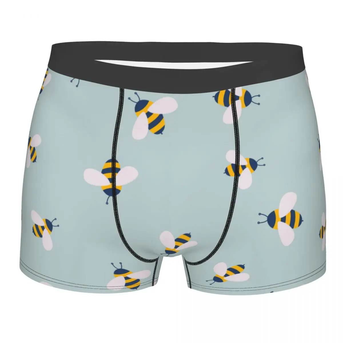

Boxer Men Underpants Cute Cartoon Bees Men's Panties Shorts Breathable Mens Underwear Briefs Sexy Boxers