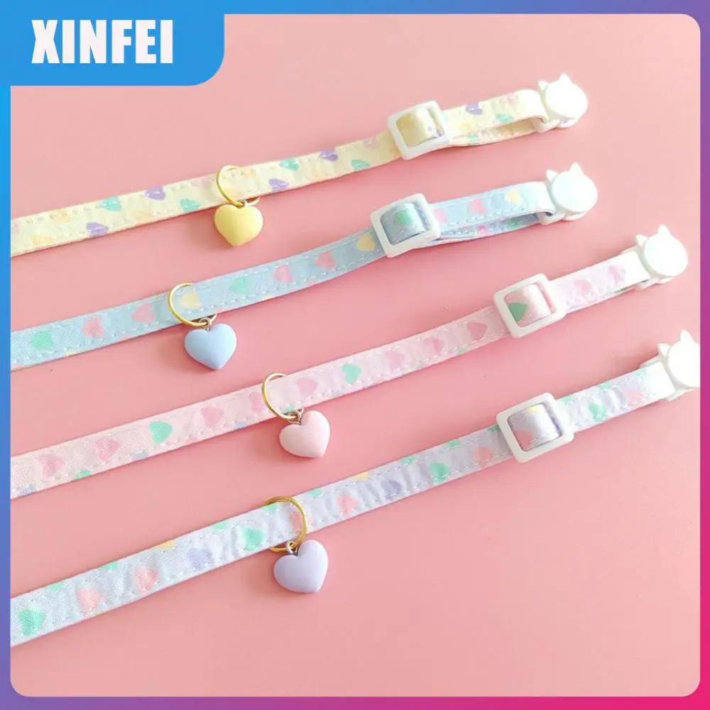 

Printing Adjustable Puppy Collar Simply Press To Complete Wearing Durable Printed Dog Cat Collar Cute And Sweet Dog Collar