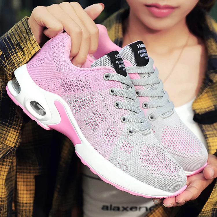 

BIKINIKEY New Shoes Women's 2022 New Trend Soft Bottom Air Cushion Shoes Breathable Casual Sports Shoes Sneakers Women