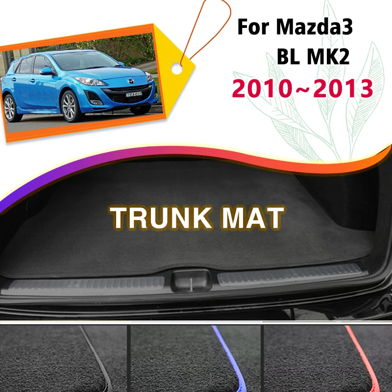 

Car Trunk Mat For Mazda3 BL Mazda 3 MK2 2010~2013 Hatchback Boot Cargo Liner Tray Rear Trunk Luggage Carpet Pad Auto Accessories