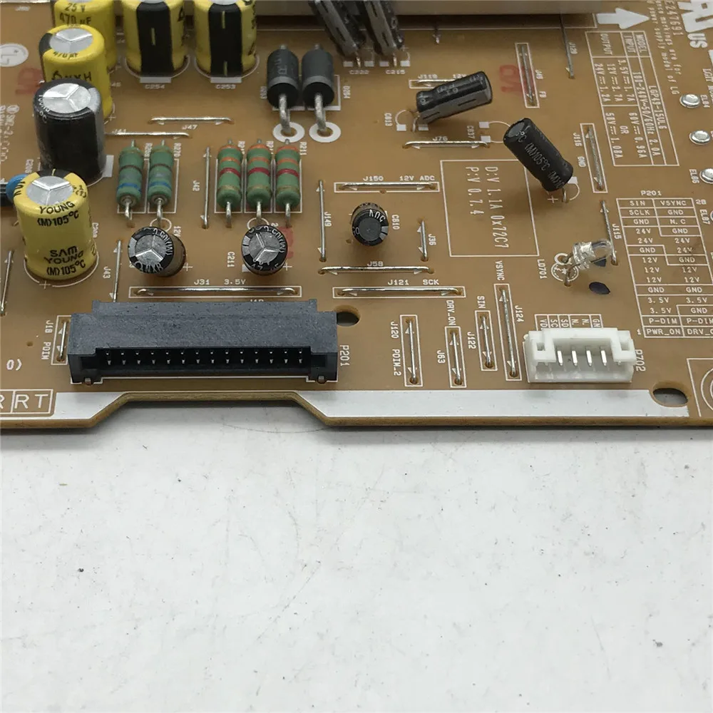 Плата блока питания EAX66306501 EAY63788701 для ТВ P49-15UL6 49UF7700-CC 49UF8500-CB плата