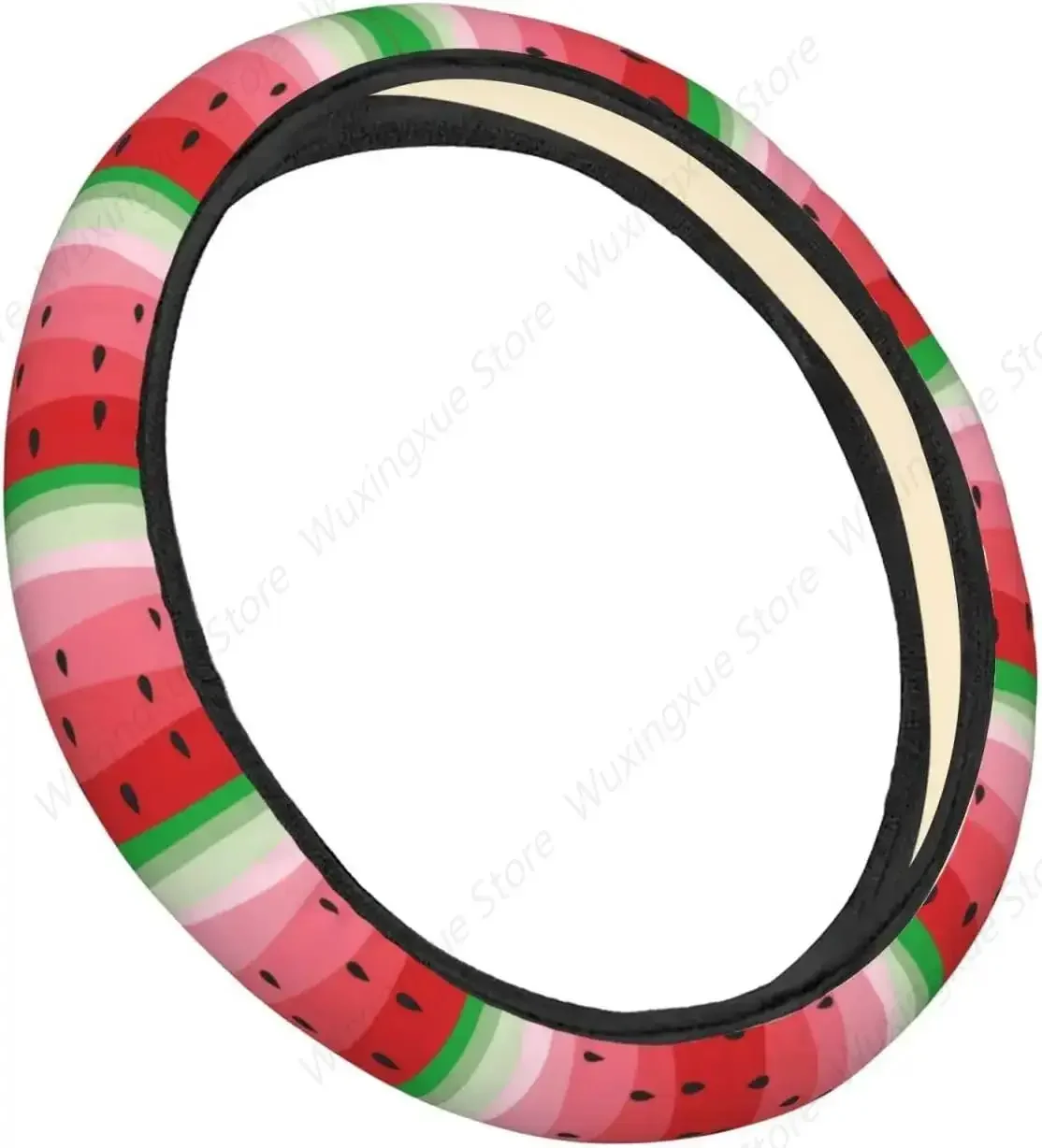 Coprivolante estivo anguria frutta antiiscivolo elasticità accessori auto protezione volante universale 15 pollici