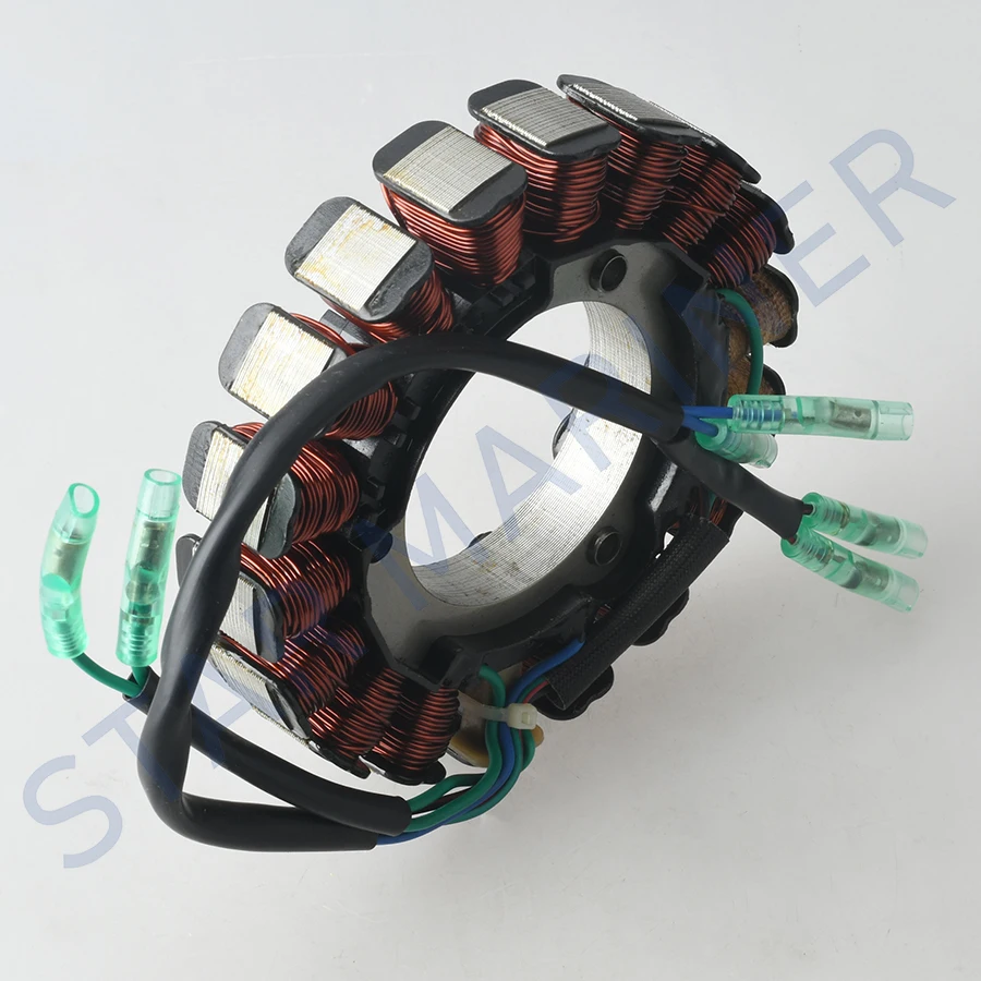 Статор 6AH-85510-00 для подвесного 4-тактного двигателя Yamaha F9.9 F13.5 F15 F20 F20-05000200 TJ6114