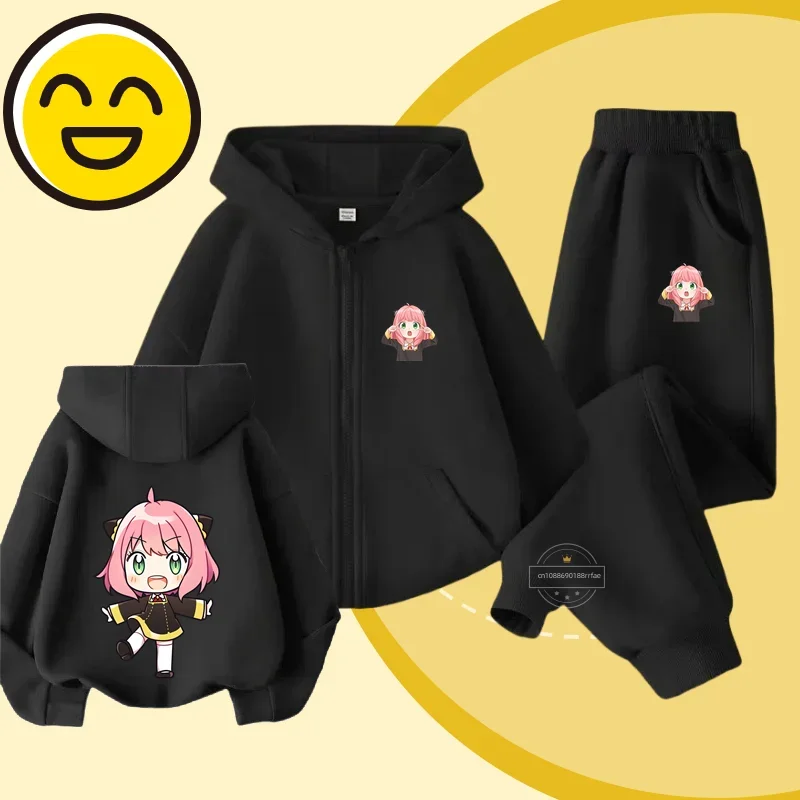 Мужские и женские толстовки с принтом героев мультфильма Ania