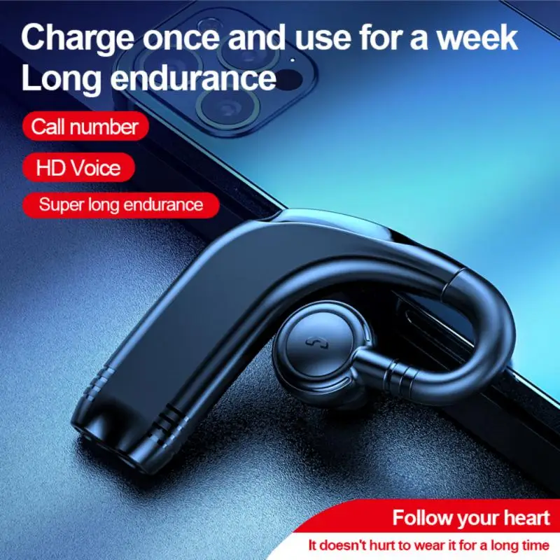 

Hanging Ear Tws Headphones Voice Answering Sports Earphone 350mah Long Standby Time Bluetooth-compatible Headset